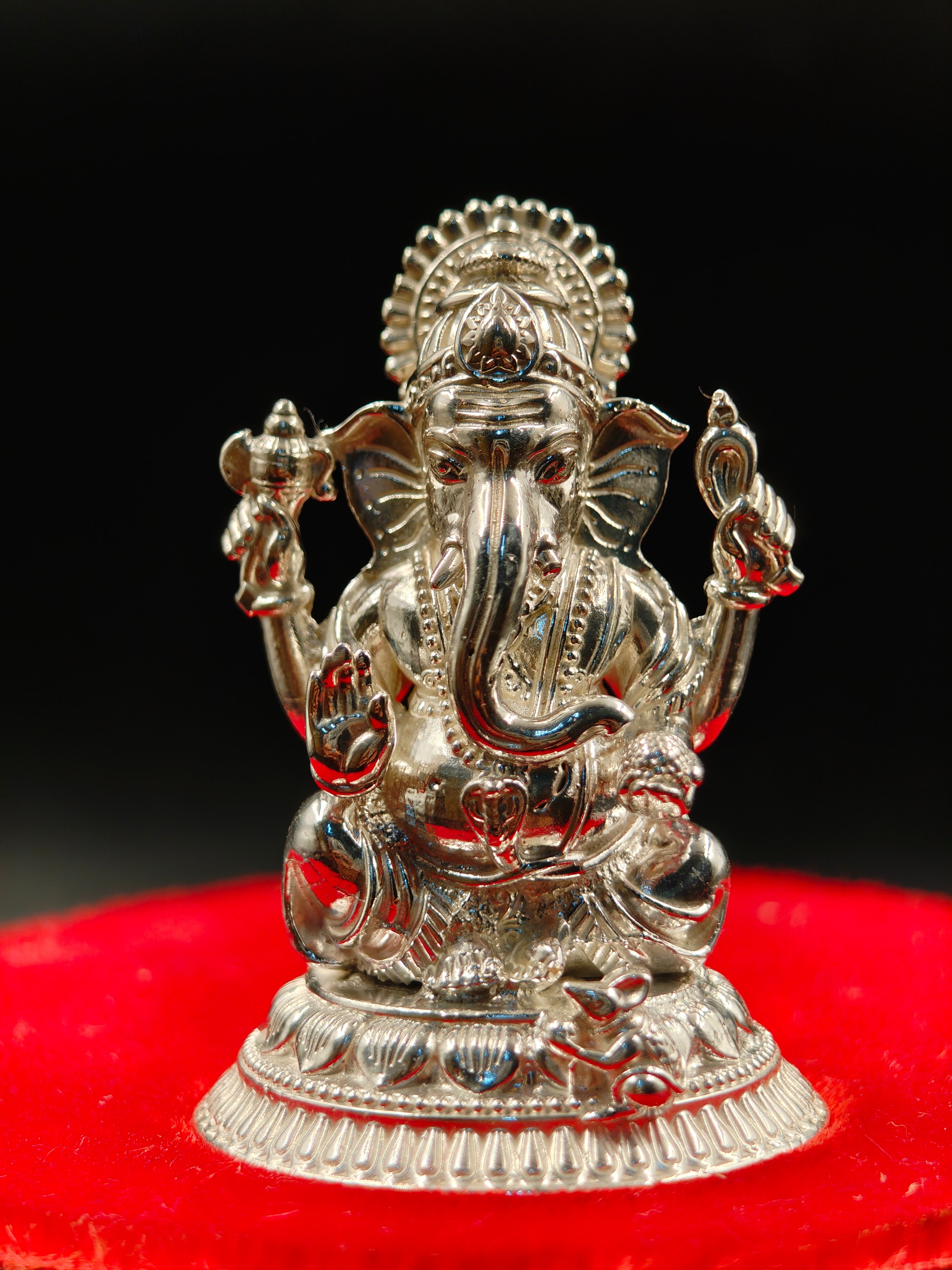 925 Silver Lord Ganesha Idol