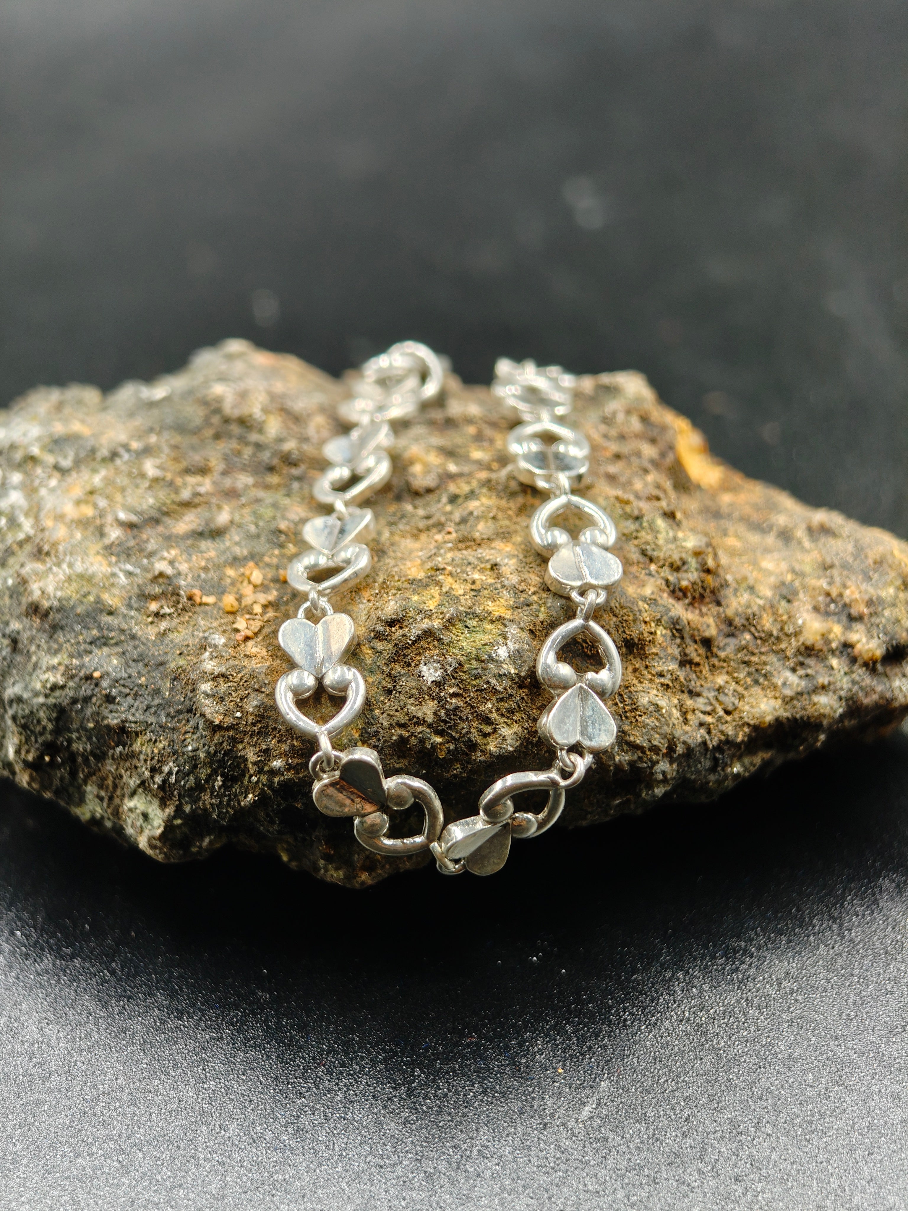 925 Silver Heart Bracelet